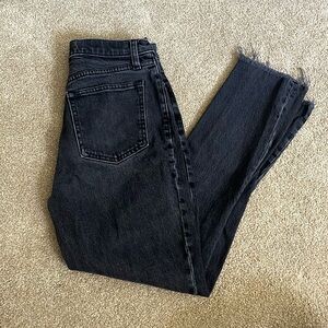 Abercrombie Skinny High Rise Black Jeans, Size 26/2R